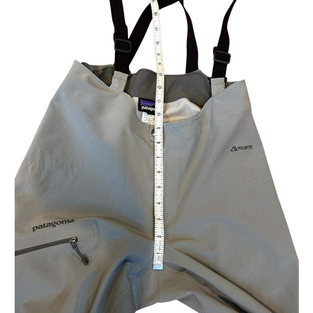 PATAGONIA Drifter Grey Gray KnifeRidge Polartec Power Shield Ski Pants SMALL - Picture 7 of 13